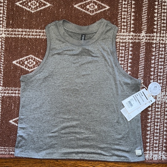 Vuori Women's Energy Top Heather Grey VW123 Sz Small NWT.❤️ - Picture 2 of 11
